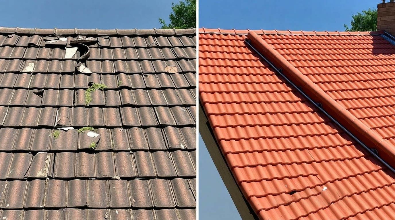 Rénovation complète — toiture tuiles, Bruxelles