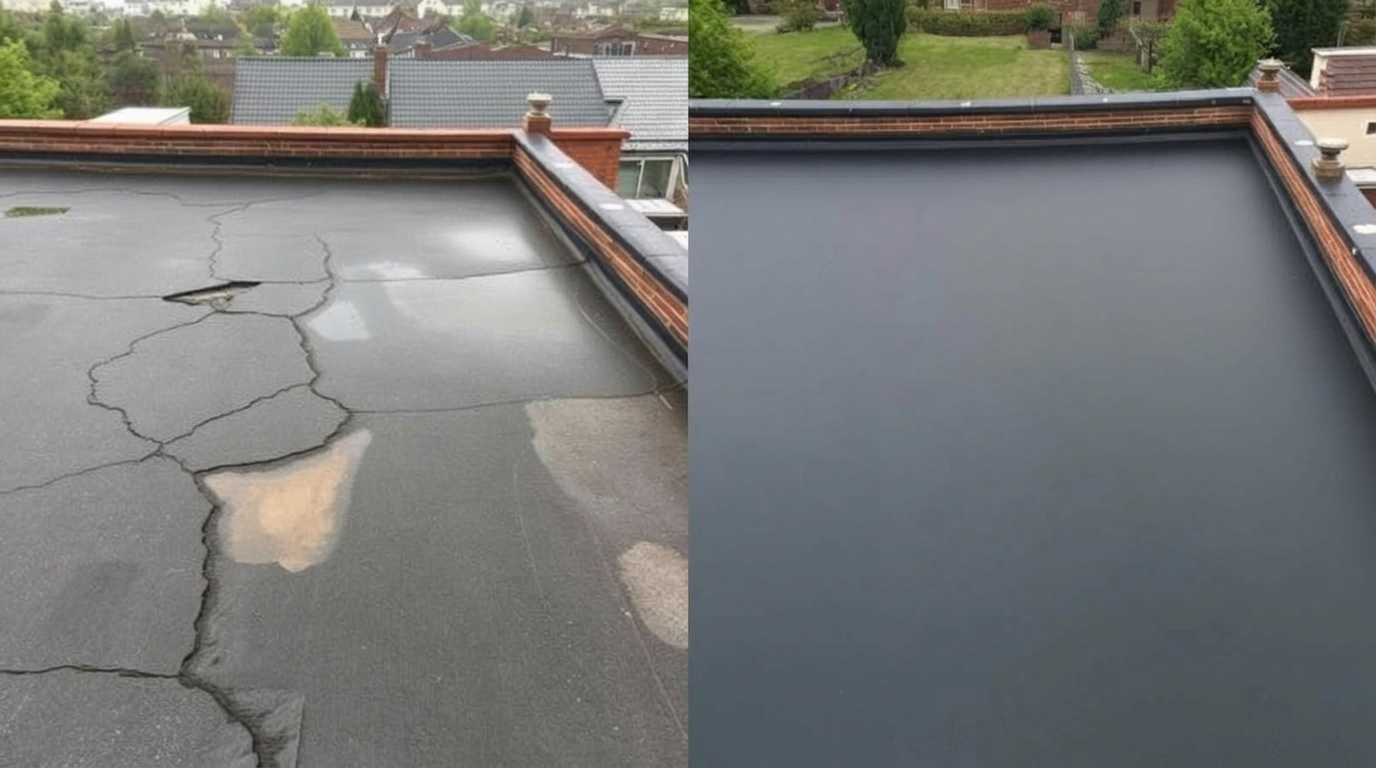 Rénovation toit plat — étanchéité EPDM