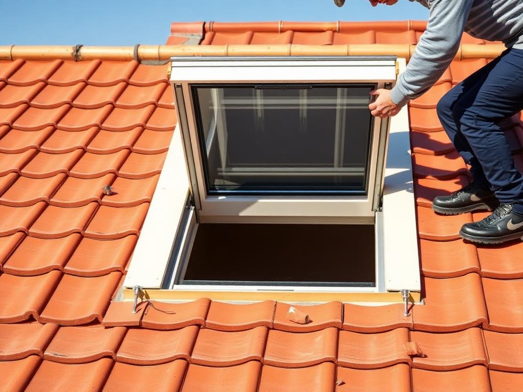 Pose de fenêtre Velux